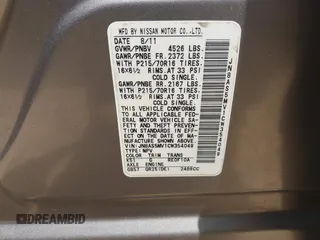 2012 Nissan Rogue S with VIN JN8AS5MV1CW354049, listed as a IAAI auction lot 42418811 with 188,398 mi miles and . Bid and sale history available at DreamBid. Image 9.