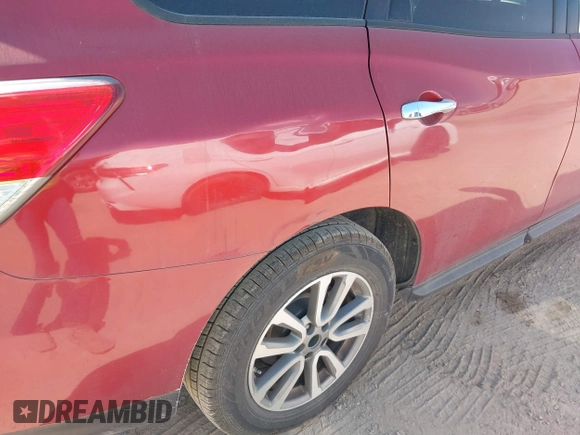 2013 Nissan Pathfinder SV with VIN 5N1AR2MM1DC614185, listed as a IAAI auction lot 42037843 with 165,453 mi miles. Bid and sale history available at carsss.com. Image 6.