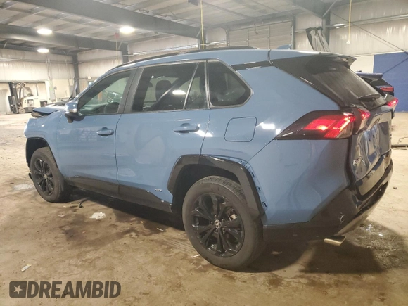 2024 Toyota RAV4 Hybrid SE with VIN 2T3T6RFVXRW064008, listed as a Copart auction lot 55734465 with 13,655 mi miles and Salvage title. Bid and sale history available at DreamBid. Image 2.