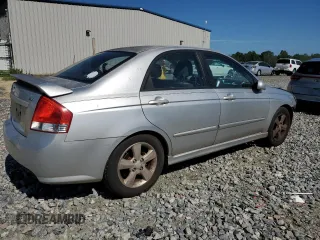 2008 Kia Spectra EX with VIN KNAFE121785012438, listed as a Copart auction lot 66352554 with 225,779 mi miles and Salvage Title. Bid and sale history available at carsss.com. Image 3.
