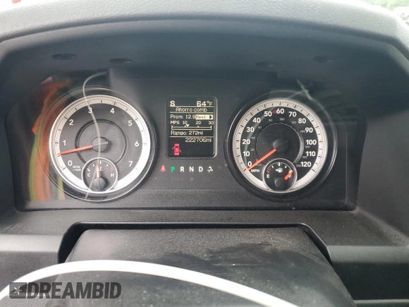 2015 Ram 1500 Big Horn z VIN 1C6RR7GT2FS593824, wystawiony jako Copart lot #57057415 z przebiegiem 222 706 mil mil oraz Szkoda całkowita • Salvage title. Historia ofert i sprzedaży dostępna na DreamBid. Obrazek 9.