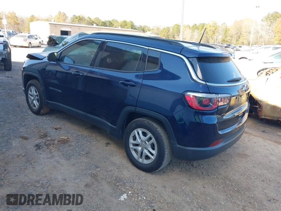 2020 Jeep Compass Sport z VIN 3C4NJCAB1LT169603, wystawiony jako IAAI lot #40993649 z przebiegiem 99 196 mil mil oraz . Historia ofert i sprzedaży dostępna na DreamBid. Obrazek 3.