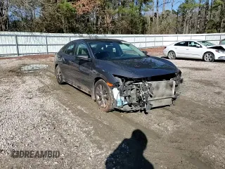 2020 Honda Civic Sedan EX-L with VIN 19XFC1F75LE221259, listed as a Copart auction lot 44887075 with 143,112 mi miles and Salvage Title. Bid and sale history available at carsss.com. Image 11.