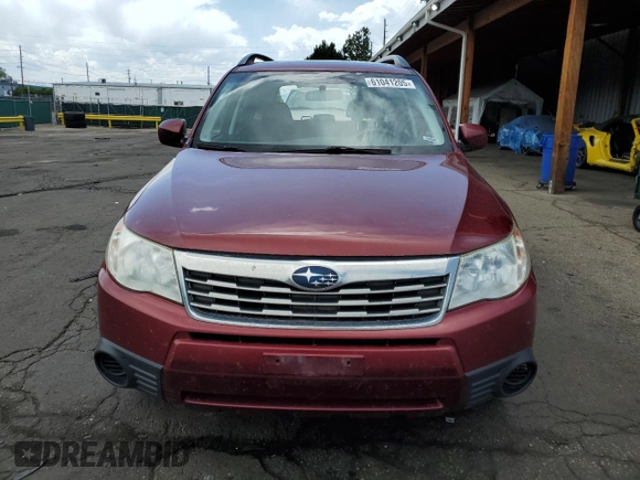 2009 Subaru Forester X with VIN JF2SH63609H795510, listed as a Copart auction lot 61041205 with 218,834 mi miles and Salvage title. Bid and sale history available at DreamBid. Image 5.