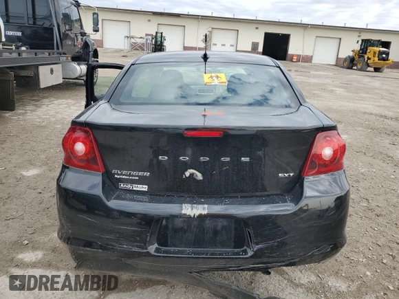 2013 Dodge Avenger SXT z VIN 1C3CDZCB1DN504136, wystawiony jako Copart lot #51520575 z przebiegiem 171 451 mil mil oraz Szkoda całkowita • Salvage title. Historia ofert i sprzedaży dostępna na DreamBid. Obrazek 6.