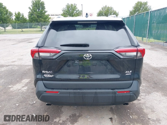 2022 Toyota RAV4 XLE with VIN 2T3P1RFVXNC259957, listed as a IAAI auction lot 42601471 with 39,696 mi miles and . Bid and sale history available at DreamBid. Image 16.