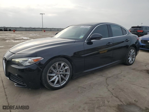 2019 Alfa Romeo Giulia with VIN ZARFAMAN2K7598486, listed as a Copart auction lot 47564845 with 45,500 mi miles and Clean Title. Bid and sale history available at carsss.com. Image 1.