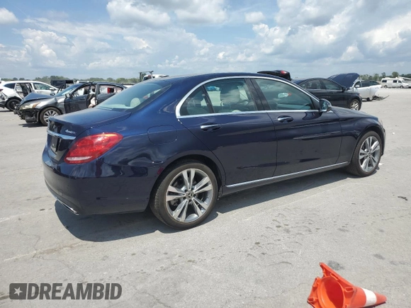 2018 Mercedes-Benz C 300 with VIN 55SWF4KB0JU272614, listed as a Copart auction lot 64769445 with 61,062 mi miles and Salvage title. Bid and sale history available at DreamBid. Image 3.