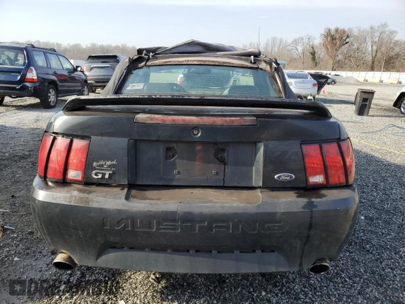 2000 Ford Mustang GT with VIN 1FAFP45X4YF270902, listed as a Copart auction lot 48821005 with 0 mi miles and Salvage Title. Bid and sale history available at carsss.com. Image 6.