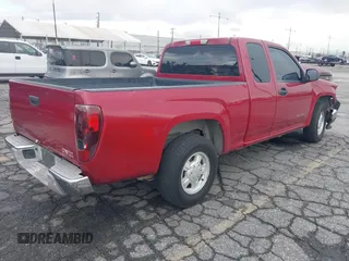 2005 GMC Canyon SLE Z85 with VIN 1GTCS196458291907, listed as a IAAI auction lot 41421016 with 1 mi miles. Bid and sale history available at carsss.com. Image 4.
