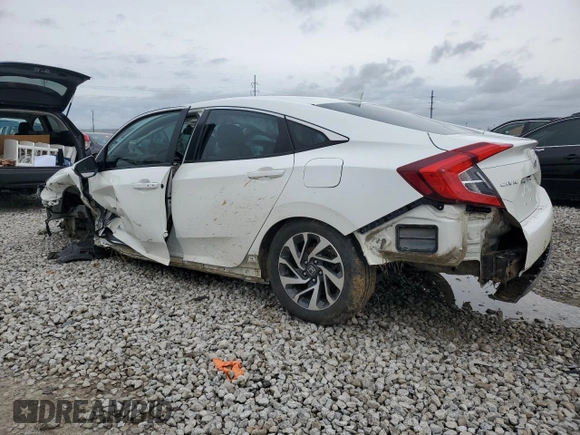 2017 Honda Civic Sedan EX with VIN 19XFC2F72HE061516, listed as a Copart auction lot 51434125 with 67,400 mi miles and Salvage Title. Bid and sale history available at carsss.com. Image 2.