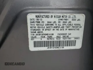 2013 Infiniti M z VIN JN1BY1AP9DM514188, wystawiony jako Copart lot #57634155 z przebiegiem 170 910 mil mil oraz Szkoda całkowita • Salvage title. Historia ofert i sprzedaży dostępna na DreamBid. Obrazek 12.
