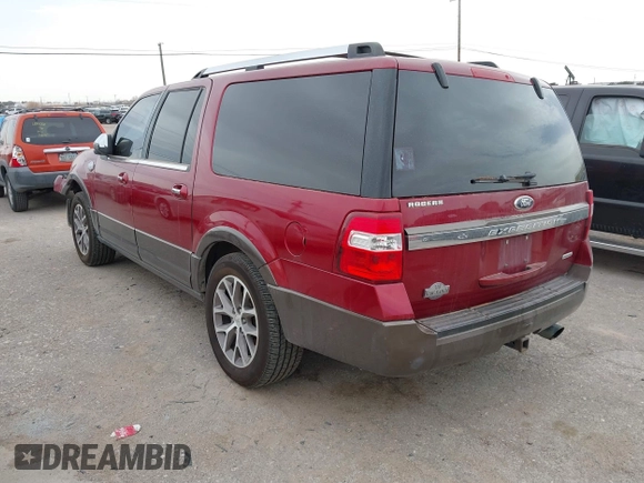 2015 Ford Expedition EL XLT with VIN 1FMJK1HT0FEF18846, listed as a IAAI auction lot 41569551 with 160,793 mi miles. Bid and sale history available at carsss.com. Image 3.