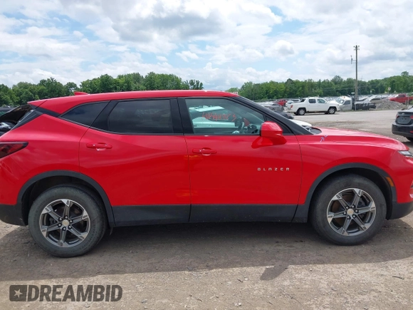 2023 Chevrolet Blazer LT with VIN 3GNKBHR43PS171195, listed as a IAAI auction lot 42547323 with 29,525 mi miles and . Bid and sale history available at DreamBid. Image 13.