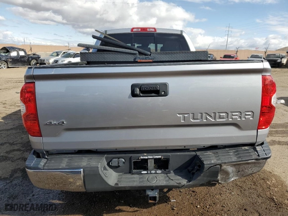 2018 Toyota Tundra 4WD SR with VIN 5TFUY5F17JX714885, listed as a Copart auction lot 48469155 with 183,665 mi miles and Salvage Title. Bid and sale history available at carsss.com. Image 6.