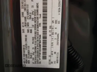 2021 Ford F-150 XL z VIN 1FTFW1ED4MFB87644, wystawiony jako Copart lot #62182635 z przebiegiem 64 208 mil mil oraz Szkoda całkowita • Salvage title. Historia ofert i sprzedaży dostępna na DreamBid. Obrazek 12.