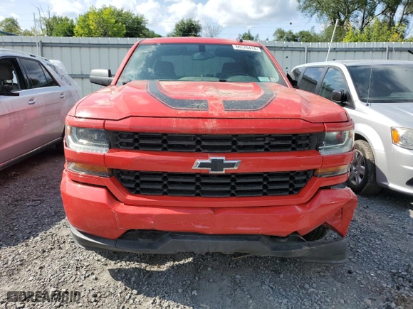 2018 Chevrolet Silverado 1500 Custom with VIN 3GCUKPEC7JG208655, listed as a Copart auction lot 66570414 with 0 mi miles and Salvage Title. Bid and sale history available at carsss.com. Image 5.
