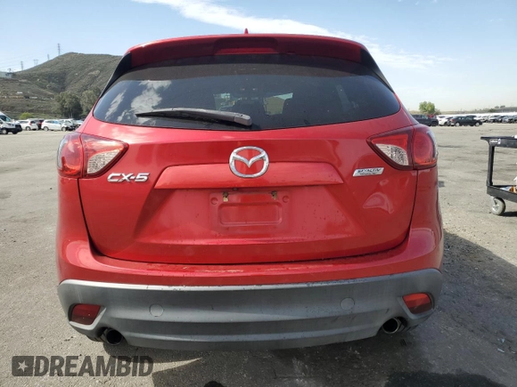 2016 Mazda CX-5 Touring with VIN JM3KE2CY9G0807478, listed as a Copart auction lot 47393775 with 105,034 mi miles and Salvage Title. Bid and sale history available at carsss.com. Image 6.