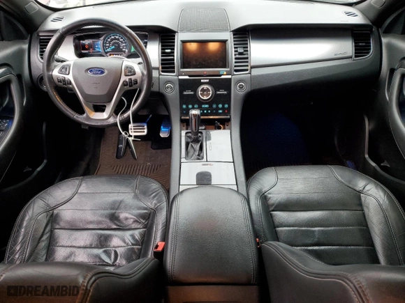 2015 Ford Taurus SHO with VIN 1FAHP2KT3FG194076, listed as a Copart auction lot 44558895 with 191346 miles and Salvage Title. Bid and sale history available at carsss.com. Image 8.