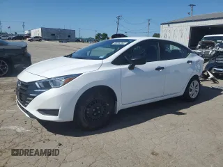 2024 Nissan Versa S с VIN 3N1CN8DV5RL922060, выставлен на аукционе Copart как лот 61573675 с пробегом 1 645 миль миль и Списание • Salvage title. История ставок и продаж доступна на DreamBid. Изображение 1.