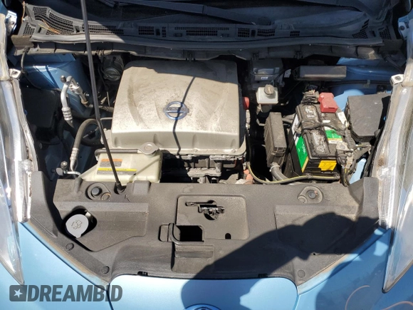 2015 Nissan LEAF S with VIN 1N4AZ0CP0FC310990, listed as a Copart auction lot 64315325 with 80,860 mi miles and Salvage title. Bid and sale history available at DreamBid. Image 11.
