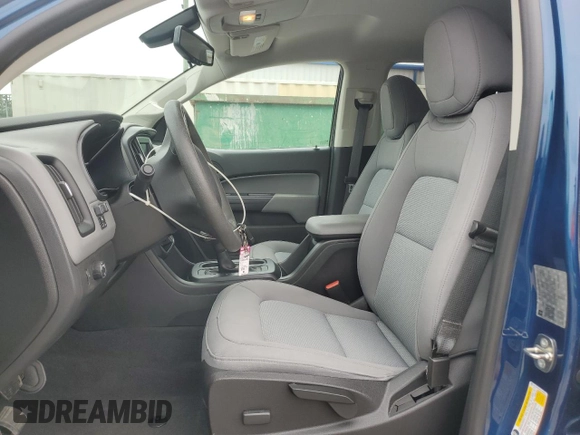 2020 Chevrolet Colorado 2WD Work Truck with VIN 1GCGSBEN5L1196511, listed as a Copart auction lot 59043585 with 25,863 mi miles and Salvage title. Bid and sale history available at DreamBid. Image 7.