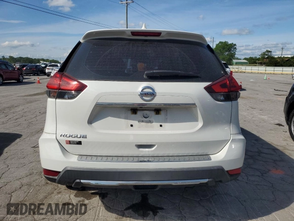 2017 Nissan Rogue S with VIN KNMAT2MT7HP613604, listed as a Copart auction lot 54550795 with 111,808 mi miles and Salvage Title. Bid and sale history available at DreamBid. Image 6.