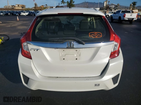 2017 Honda Fit EX with VIN JHMGK5H7XHS010668, listed as a Copart auction lot 87545555 with 54,452 mi miles and Salvage Title. Bid and sale history available at carsss.com. Image 6.