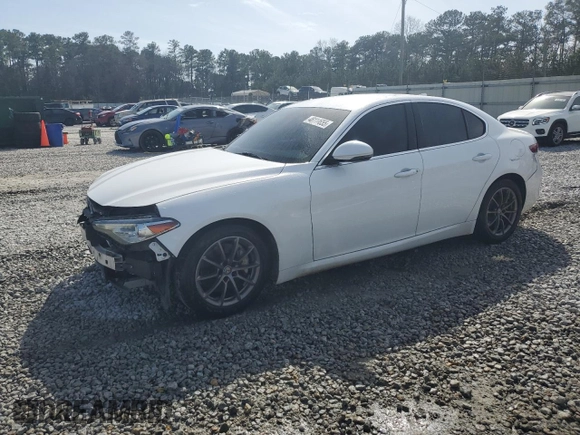2019 Alfa Romeo Giulia Sport with VIN ZARFAMAN5K7599504, listed as a Copart auction lot 48114655 with 87,155 mi miles and Salvage title. Bid and sale history available at DreamBid. Image 1.