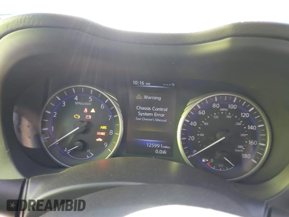 2015 Infiniti Q50 Premium with VIN JN1BV7AR6FM393586, listed as a IAAI auction lot 41683059 with 125,991 mi miles. Bid and sale history available at carsss.com. Image 7.