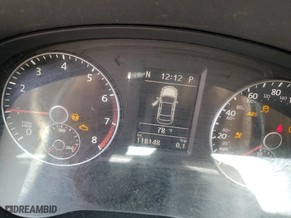 2014 Volkswagen Passat SE w/Sunroof with VIN 1VWBS7A39EC086853, listed as a Copart auction lot 49458675 with 118,148 mi miles and Non Repairable. Bid and sale history available at carsss.com. Image 9.
