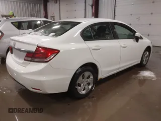2015 Honda Civic LX with VIN 19XFB2F53FE281911, listed as a IAAI auction lot 41586638 with 200,966 mi miles and . Bid and sale history available at DreamBid. Image 4.