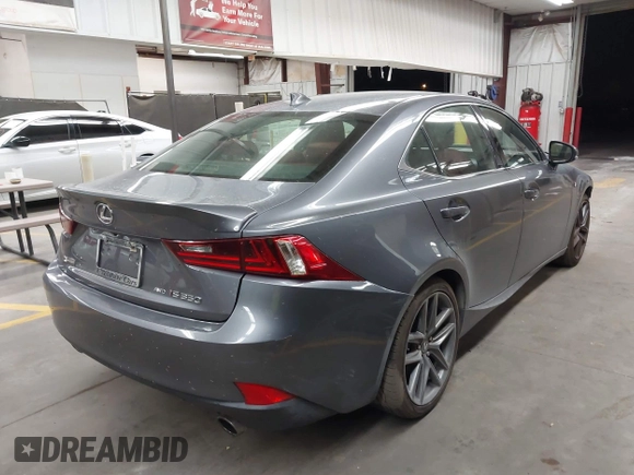 2015 Lexus IS 350 with VIN JTHCE1D27F5008476, listed as a IAAI auction lot 42655965 with 68,033 mi miles and . Bid and sale history available at DreamBid. Image 4.