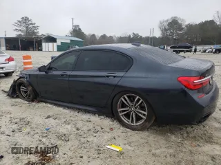 2016 BMW 7 Series 750i xDrive with VIN WBA7F2C54GG415272, listed as a Copart auction lot 86573664 with Not provided miles and Salvage title. Bid and sale history available at DreamBid. Image 2.