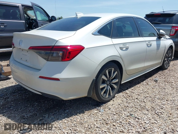 2023 Honda Civic EX with VIN 2HGFE1F76PH324177, listed as a IAAI auction lot 42253724 with 26,950 mi miles and . Bid and sale history available at DreamBid. Image 4.