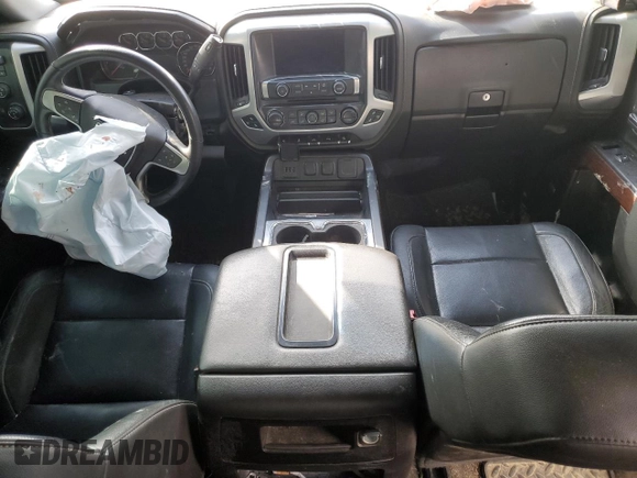 2015 GMC Sierra 1500 SLT with VIN 3GTU2VEC8FG343266, listed as a Copart auction lot 45917455 with Not Provided miles and Salvage Title. Bid and sale history available at DreamBid. Image 8.