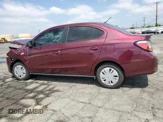 2024 Mitsubishi Mirage ES z VIN ML32FUFJXRHF01755, wystawiony jako Copart lot #54625095 z przebiegiem 12 054 mil mil oraz Szkoda całkowita • Salvage title. Historia ofert i sprzedaży dostępna na DreamBid. Obrazek 2.