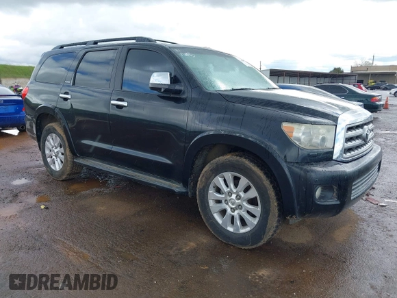2008 Toyota Sequoia Platinum with VIN 5TDZY67A68S013121, listed as a IAAI auction lot 41789557 with 175,152 mi miles. Bid and sale history available at carsss.com. Image 1.