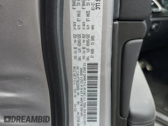 2019 Jeep Grand Cherokee Overland with VIN 1C4RJFCT9KC639430, listed as a Copart auction lot 75107604 with 0 mi miles and Non Repairable. Bid and sale history available at carsss.com. Image 14.