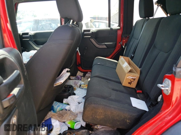 2016 Jeep Wrangler Unlimited Sport with VIN 1C4BJWDG9GL302542, listed as a Copart auction lot 63942405 with 174,632 mi miles and Clean title. Bid and sale history available at DreamBid. Image 11.