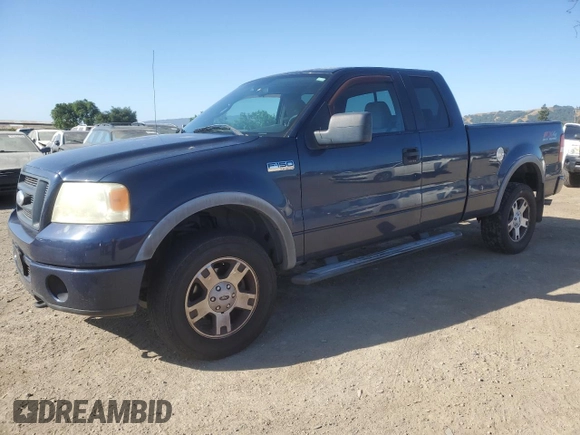 2006 Ford F-150 XLT with VIN 1FTPX14546FA87008, listed as a Copart auction lot 58005005 with 148,295 mi miles and Salvage title. Bid and sale history available at DreamBid. Image 1.