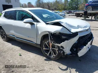 2024 Chevrolet Equinox EV LT z VIN 3GN7DLRR7RS267235, wystawiony jako IAAI lot #42155278 z przebiegiem Nie podano mil oraz . Historia ofert i sprzedaży dostępna na DreamBid. Obrazek 1.