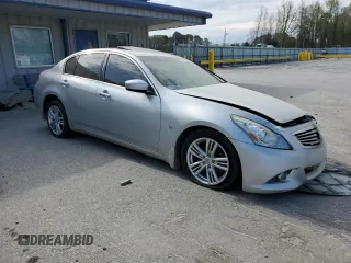 2015 Infiniti Q40 with VIN JN1CV6AP3FM502177, listed as a Copart auction lot 88797365 with 0 mi miles and Salvage Title. Bid and sale history available at carsss.com. Image 4.