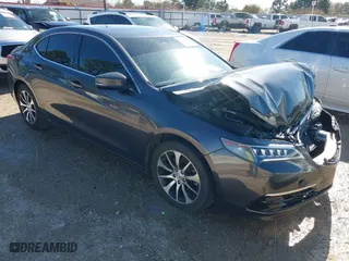 2016 Acura TLX Tech with VIN 19UUB1F53GA010337, listed as a IAAI auction lot 41209763 with 104,425 mi miles. Bid and sale history available at carsss.com. Image 1.