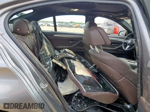 2016 BMW 5 Series 550i xDrive with VIN WBAKP9C51GD981293, listed as a Copart auction lot 60735095 with Not provided miles and Salvage title. Bid and sale history available at DreamBid. Image 10.