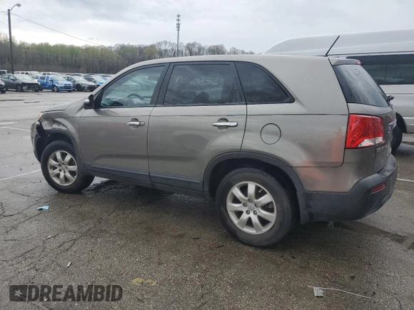 2012 Kia Sorento LX with VIN 5XYKT3A19CG282243, listed as a Copart auction lot 51784965 with 162,952 mi miles and Salvage Title. Bid and sale history available at DreamBid. Image 2.