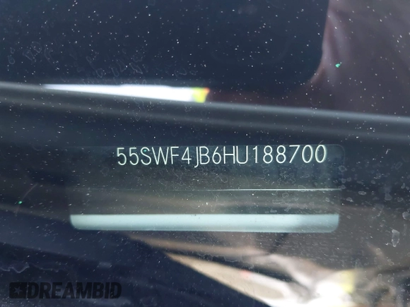 2017 Mercedes-Benz C 300 с VIN 55SWF4JB6HU188700, выставлен на аукционе IAAI как лот 42390502 с пробегом 105 653 миль миль и . История ставок и продаж доступна на DreamBid. Изображение 9.