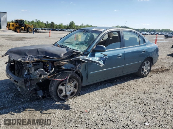 2001 Hyundai Elantra GLS with VIN KMHDN45D21U109684, listed as a Copart auction lot 51888855 with 174,105 mi miles and Salvage title. Bid and sale history available at DreamBid. Image 1.