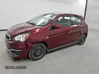 2019 Mitsubishi Mirage ES with VIN ML32A3HJ6KH001987, listed as a Copart auction lot 62385515 with 117,959 mi miles and Clean title. Bid and sale history available at DreamBid. Image 1.