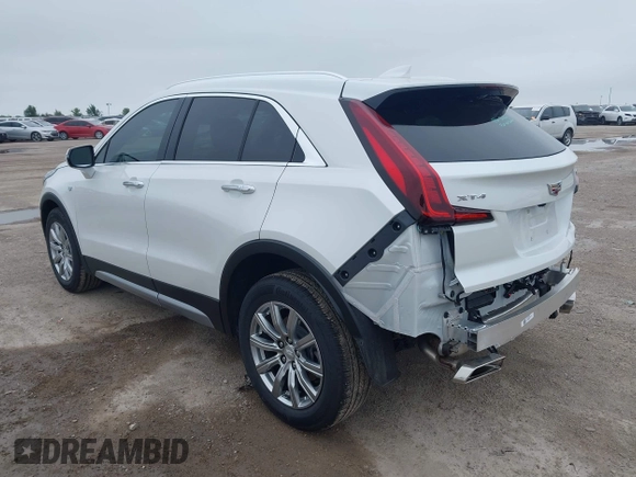 2023 Cadillac XT4 FWD Premium Luxury with VIN 1GYFZCR49PF225817, listed as a IAAI auction lot 42408494 with 5,977 mi miles and . Bid and sale history available at DreamBid. Image 3.